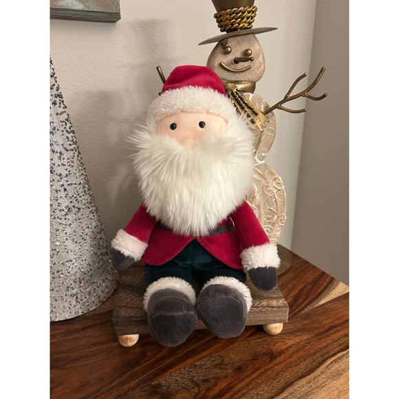 Jellycat Jolly Santa Jellycat Christmas Jellycat Retired FAST SHIP NEW - Picture 3 of 13